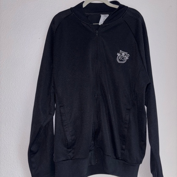 Adidas x Andre Saraiva Collab The World Needs Love Black Zip-Up Jacket - Size XL - Picture 3 of 7
